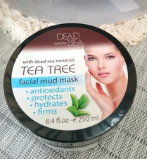 Dead Sea Colletion  With Dead Sea Mineral Tea Tree Facial Mud Mask 250ml