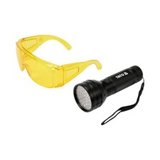 51 led uv flashlight set and glasses YT-08581