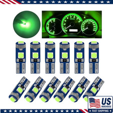 T5 Led Bulbs 74 73 37 2721 12v Green 3030 Smd Canbus Error-free Cacolor Green T5 Led Bulbs 74 73 37 2721 12v Green 3030 Smd Canbus Error-free Cacolor Green