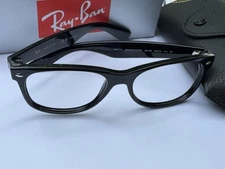 NEW Ray-Ban RB2132 NEW WAYFARER 901 Black Frame NO LENSES 55mm