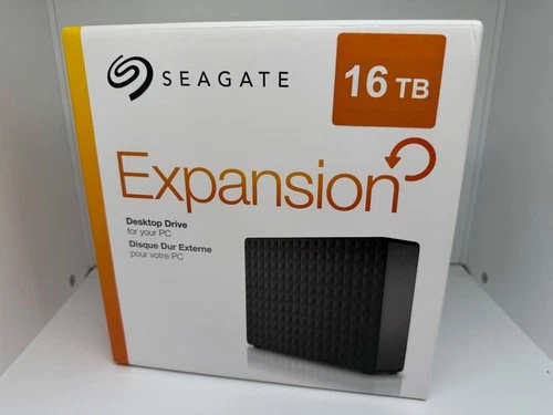 Externe Festplatte im Seagate Expansion Desktop Drive Gehäuse 3,5" USB 16TB