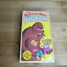 The Berenstain Bears Meet Big Paw VHS, 2001, Slipsleeve VCR Cassette Tape VTG