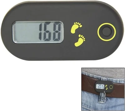 Schrittzähler Clip, Pedometer Tragbar mit Clip und Umhängeband, Mini 3D Schri... - Bild 1 von 4