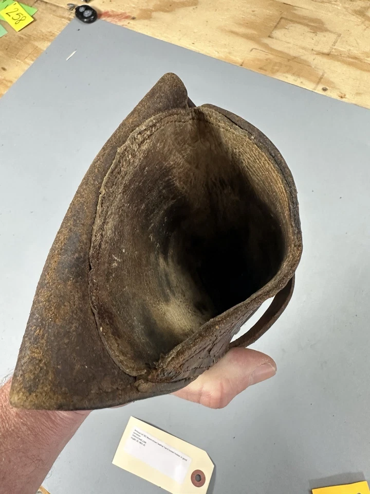 Antigua funda de pistola de cuero marrón vintage de EE. UU. Foto 4 de 4