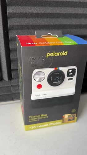 Polaroid NOW Gen 2 Instant Camera Golden Gift Box Bundle - Black/White - Video 1 of 1