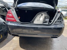MERCEDES BENZ S CLASS W221 REAR BUMPER IN OBSIDIAN BLACK 2010