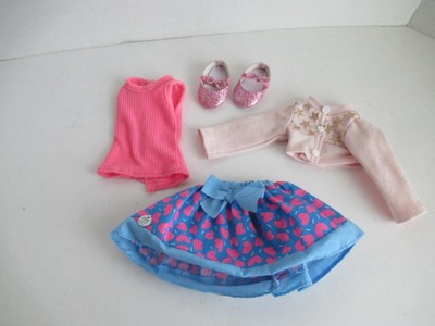 Glitter Girls by Battat Outfit Skirt Top Jacket Glitter Shoes
