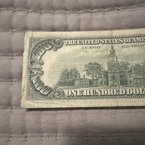 1974 USA 100 DOLLAR FEDERAL RESERVE NOTE ISSUED BY NEW YORK FEDERAL BANK - Picture 6 of 6