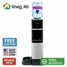 NEW Primo Pet Station 601243-C Top Loading Hot & Cold Water Dispenser Stainless