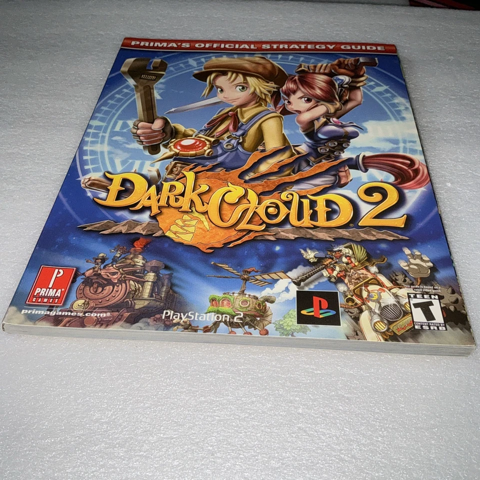 PRIMA GAMES DARK CLOUD 2 THE OFFICIAL STRATEGY GUIDE PS2 RARE VGC  RARE RPG BOOK - Image 4 of 4