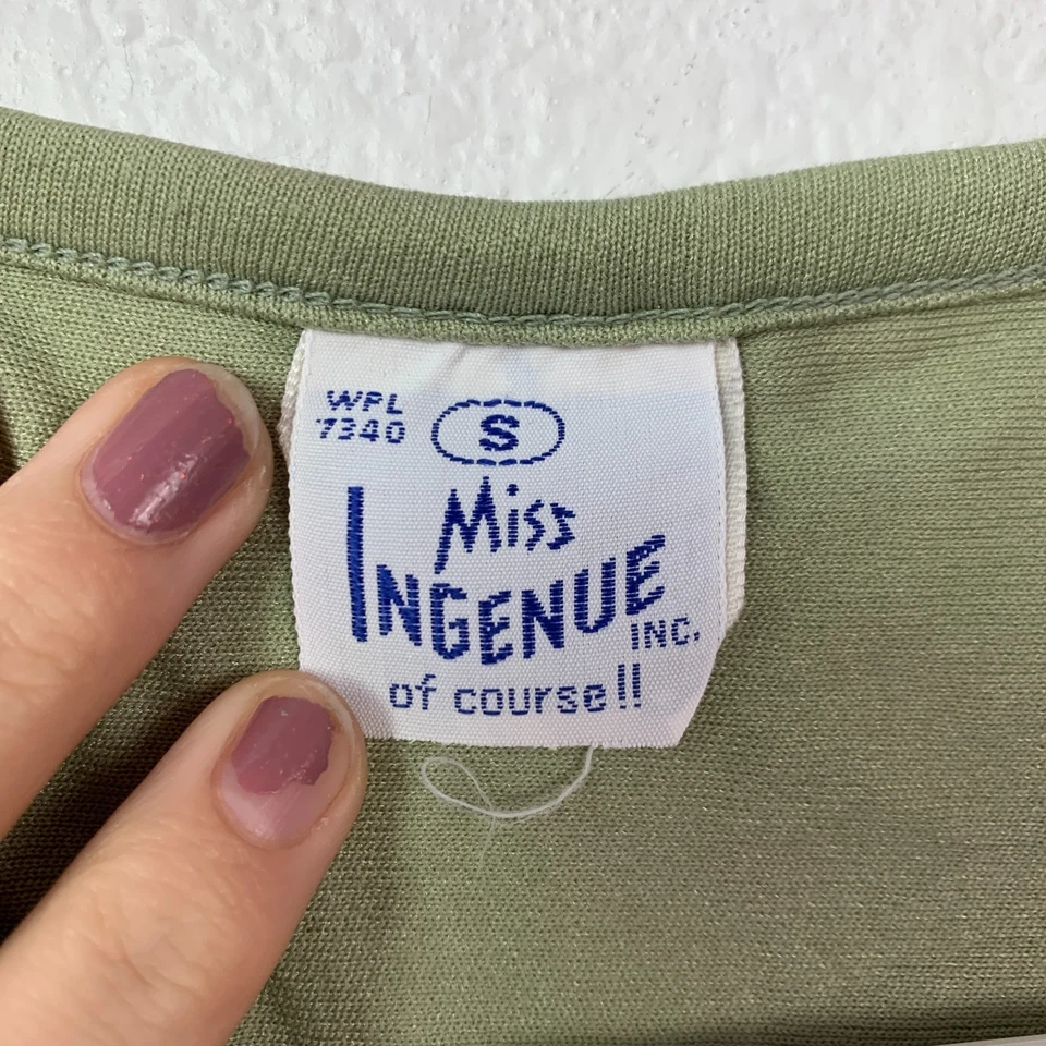 Винтажный 60-х 70-х Miss Ingenue конечно!! Polo лошадей охоты футболка маленький - Изображение 2 из 4