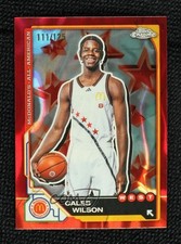 2025 Chrome McDonald's All American Red Lava Refractor 111/125 Caleb Wilson 0xh3