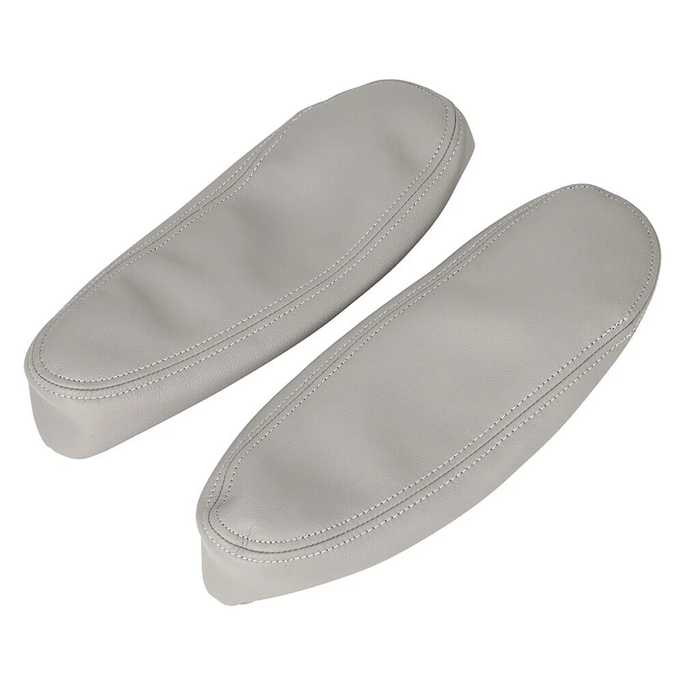 1Pair Seat Armrest Lid Covers Accessories For Toyota Sequoia 2001-2007 Dark Gray - Image 4 of 4