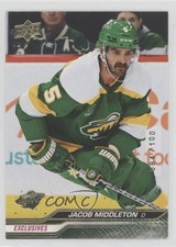 2023-24 Upper Deck Series 1 Exclusives 84/100 Jacob Middleton #90 1e7g