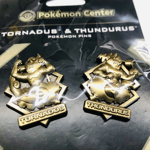 Tornadus & Thundurus Pokemon Center Pins Sealed (2 Pack) Exclusive Retired 2018 - Picture 2 of 3