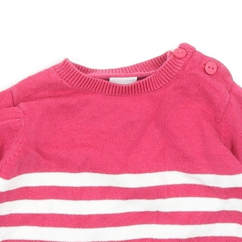 Blue Zoo Girls Pink Cotton Blend Shift Size 3-6 Months - Picture 4 of 12