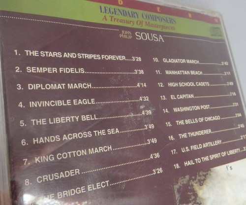 LOT America PATRIOTIC Music Songs CDs Sousa March Hymn USA Rally Party Band - Picture 3 of 3