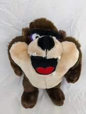 Mighty Star Tazmanian Devil Taz Plush 11 Inch 24K Co 1993 Stuffed  