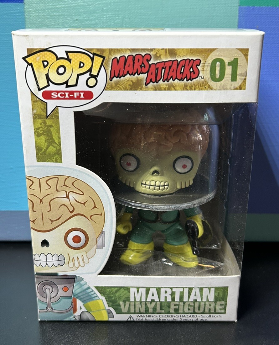 FUNKO POP ! MARTIAN 01 VINYL FIGURE MARS ATTACKS POP SCI-FI | eBay