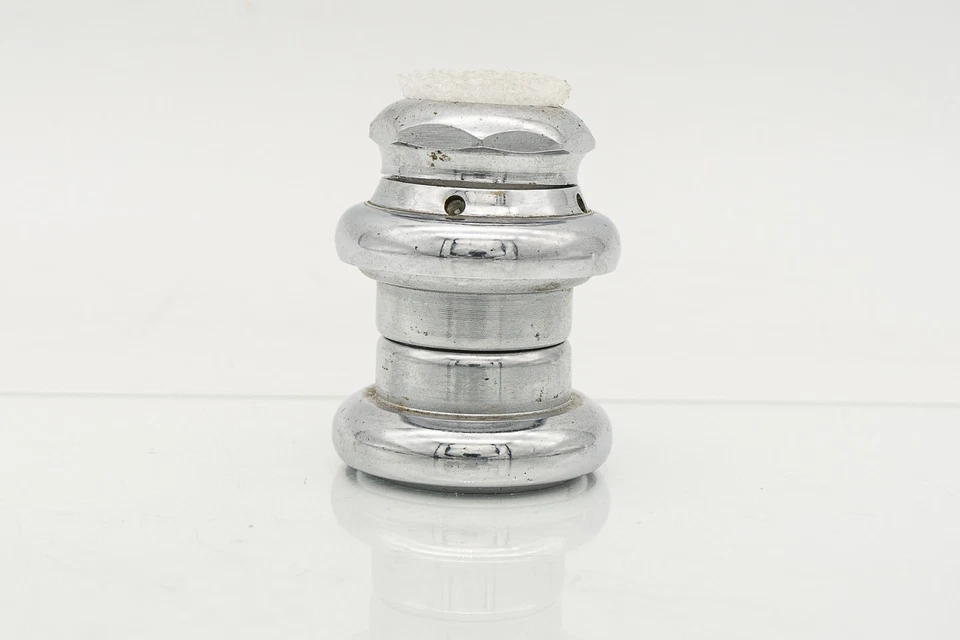 NUEVO AURICULARES DE ACERO 40s 50s VINTAGE 1" BICICLETA DE CARRETERA VIEJA BI... - Imagen 2 de 4