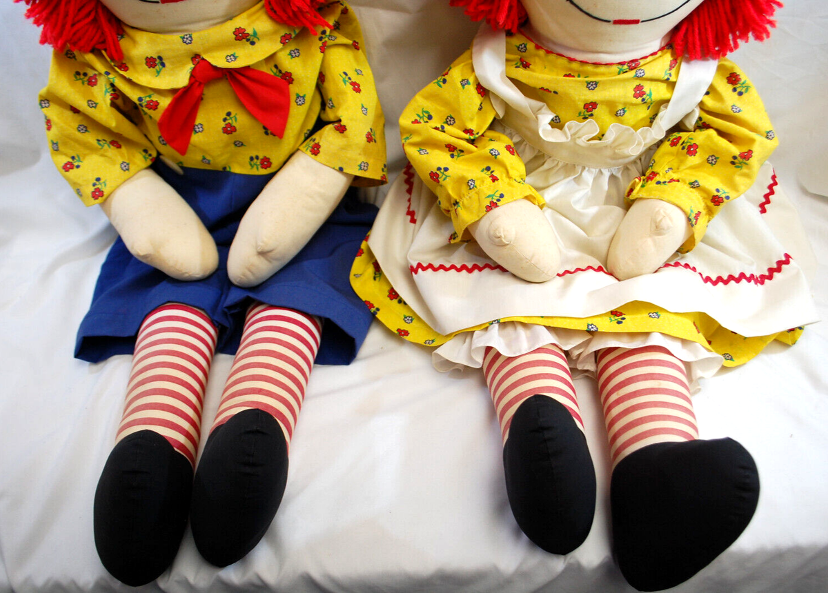 ■USED■USA製ＲＡＧＧＥＤＹ ＡＮＮ＆ＡＮＤＹ(アン＆アンディ)ドール Vintage 18
