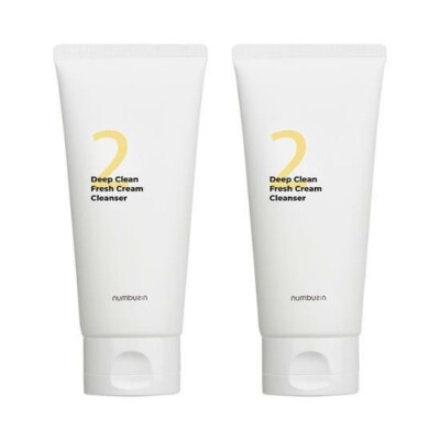 Numbuzin No. 2 Deep Clean Fresh Cream Cleansing Foam 120ml+120ml Numbuzin