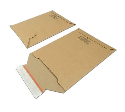 VERPACKING 50 Versandtaschen Karton Premium Qualität 175 x 250 mm DIN A5 Braun