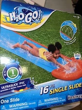 New Bestway H2Ogo H20 GO Slip One Single Water Slide for Kids 16 Ft.  NIB