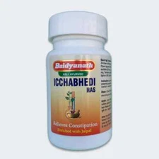 Ayurvedic 2 X Baidyanath Ichhabhedi Ras  40 Tab - Chronic Constipation