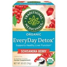 Traditional Medicinals Tea, Organic Everyday Detox Schisandra Berry, Supports 