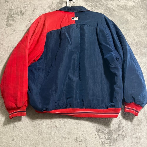 Vintage 90s Starter Cleveland Indians Dugout Jacket Mens XL MLB Diamond READ - Picture 11 of 12