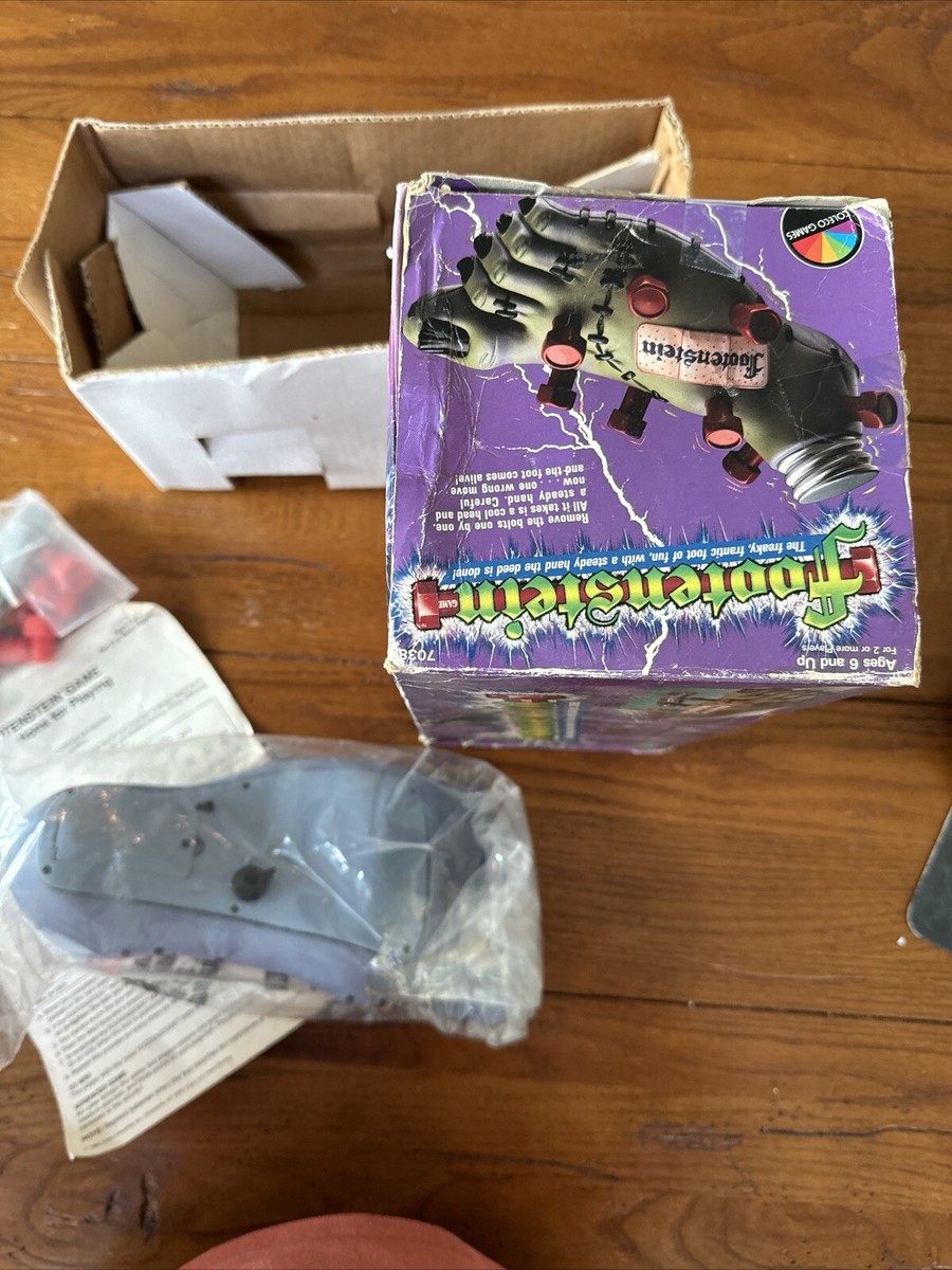 Rare 1988 Footenstein Frankenstein Operation Coleco Games