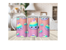 12oz 2 in 1 Stainless Steel Dual Lid Sippy Cup Squishy  s