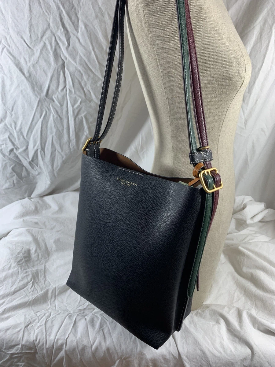 tory burch perry tote black