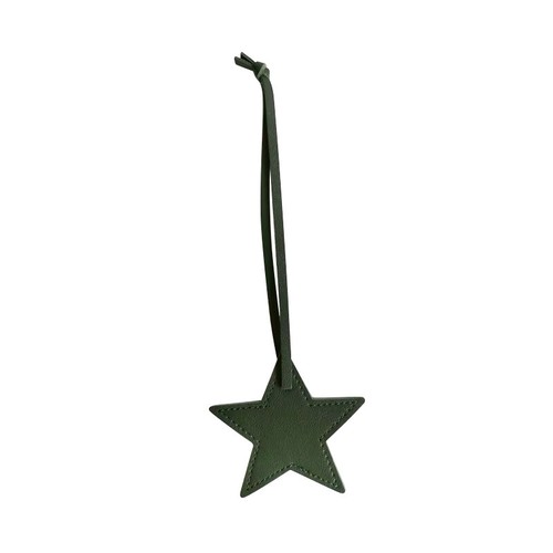 Bolso estrella de cuero suave hecho a mano encanto colgante equipaje colgante accesorios - Imagen 10 de 17