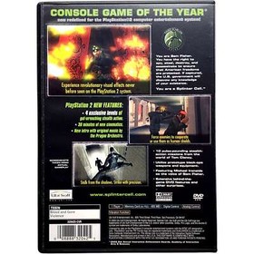 Splinter Cell - Sony Playstation 2 PS2 Pristine Tested 1Y Guarantee
