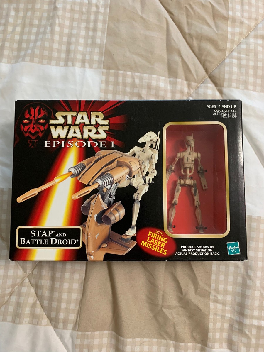 Star Wars Stap and Battle Droid Hasbro Episode I 1998 NEW | eBay