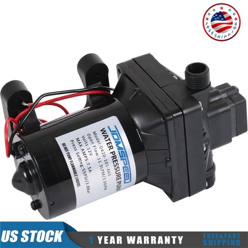 NEW 4008-101-A65 12V For 3.0 GPM RV Revolution 55 PSI With Strainer Water Pump - Picture 12 of 12
