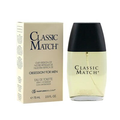 Parfums Belcam Classic Match CK Obsession Inspiration EDT for Men