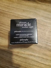 Philosophy Ultimate Miracle Worker Night - 1.7 oz Cream Serum 0.34 oz / 10mL NEW