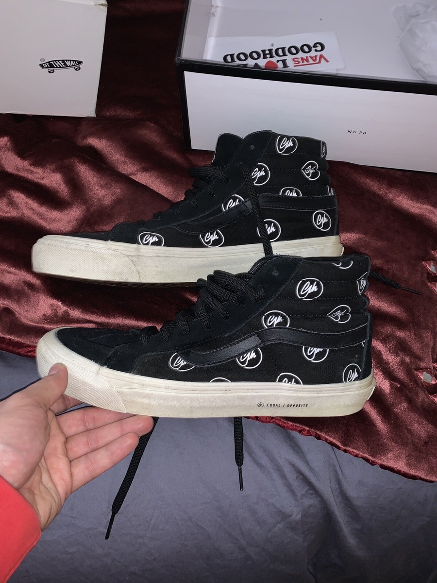 Vans Vault x Goodhood OG SK8-Hi LX Black White / Logo - 10
