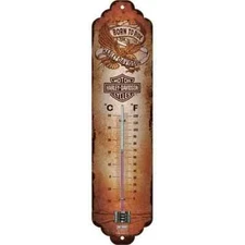 Harley Davidson Retro Thermometer Wall Nostalgic Indoor Merchandise 12 In Gift