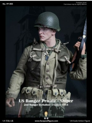 1/6 A80144 WWII US 2nd Ranger Battalion Series 4 Private Jackson