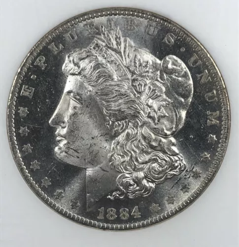1884-O Morgan Dollar. $1. NGC MS63 PL. Tough O Mint Proof Like.
