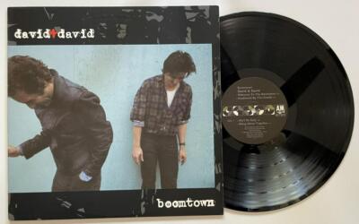 David + David Boomtown LP M- A&M Alt Rock (1986) +Insert ORIGINAL