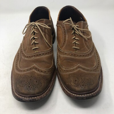 Allen Edmonds Neumok Wingtip Oxford Dress Shoe Walnut Brown  display picture 3