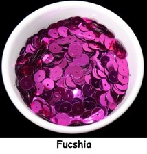 48 COLOURS - 600 Round 5MM Loose Sequins Flat Sewing Crafts Trim Costume 1307
