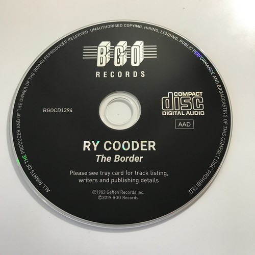 Ry Cooder THE BORDER | exzellent (C6106) - Bild 3 von 3