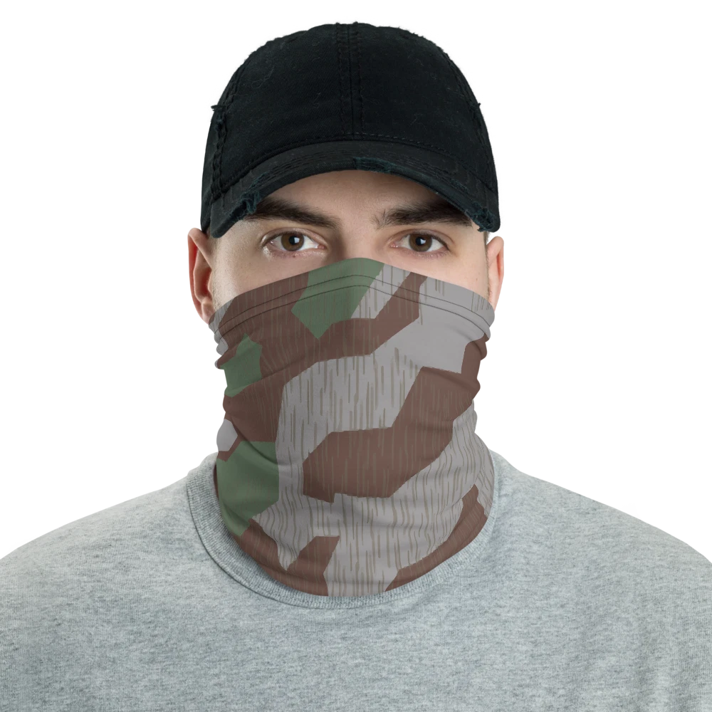 WWII German Heeres Splittermuster 41 Camouflage Neck Gaiter