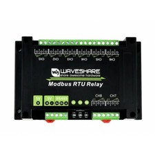 Waveshare Industrial Modbus RTU 8-ch Relay Module with RS485 Interface Multi